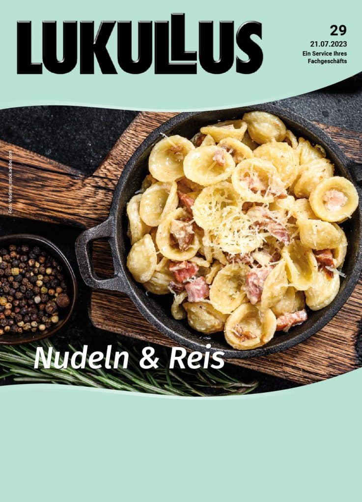 Lukullus 29/2023 Pasta und Reis