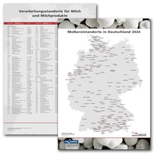 Molkereistandorte 2024 - Posterset im A1-Format