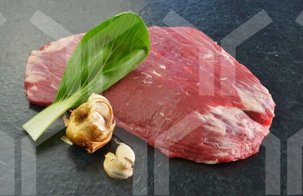 Bildlizenz -  Flanksteak mit Deko