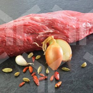 Bildlizenz - Schmale Hüfte, Hüftfilet mit Deko