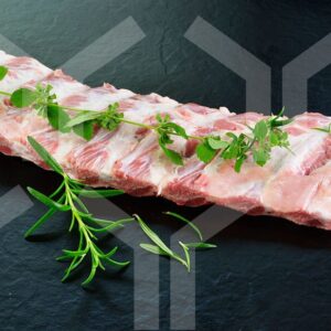 Bildlizenz - Baby Back Ribs, Koteletterippchen mit Deko