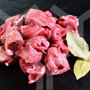 Bildlizenz - Rehgulasch mit Deko
