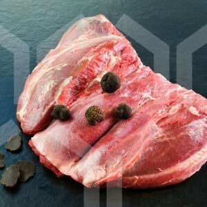 Bildlizenz - Wildschweinschulter, ausgelöst mit Deko