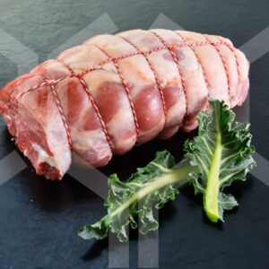 Bildlizenz - Lammrollbraten aus der Schulter, mit Deko