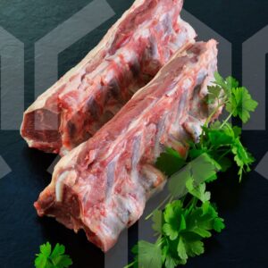 Bildlizenz - Lammkotelettstück mit Deko