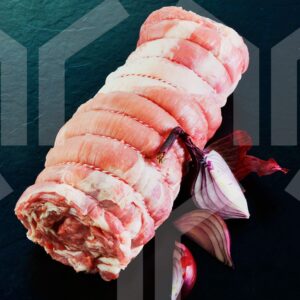 Bildlizenz - Rollbraten aus dem Bauch, mit Deko