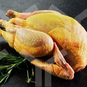 Bildlizenz - ganzes Perlhuhn mit Deko