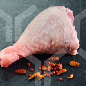Bildlizenz - Putenunterkeule mit Deko