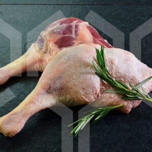 Bildlizenz - Gänsekeule mit Deko