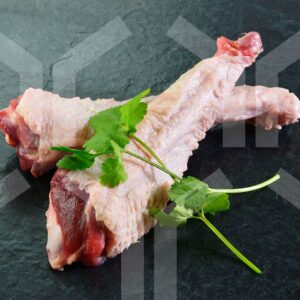 Bildlizenz - Gänseoberflügel mit Deko