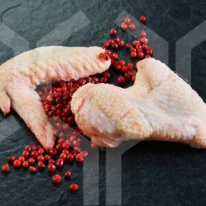 Bildlizenz - Hähnchenflügel mit Deko