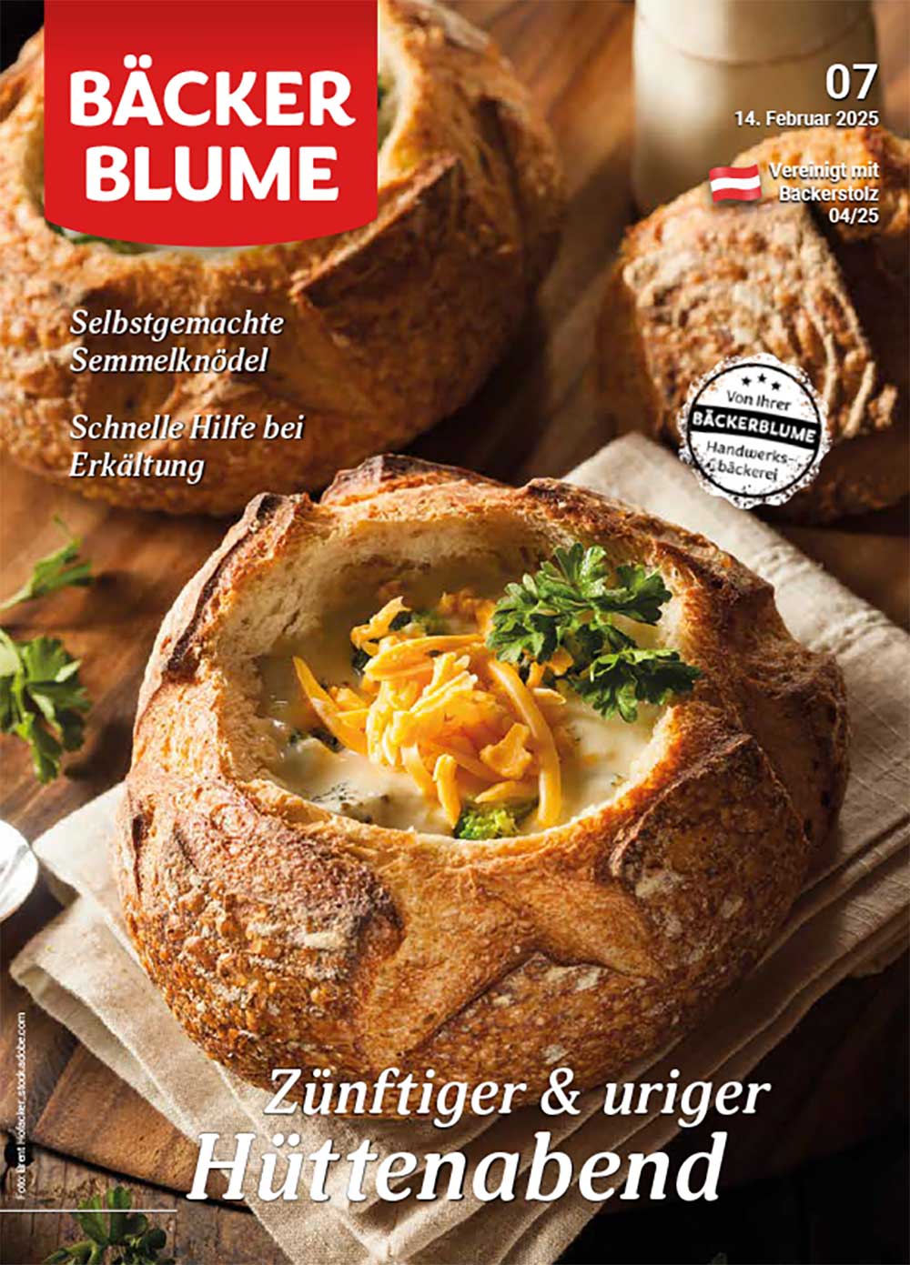 Bäckerblume 07/2025, Hüttenabend